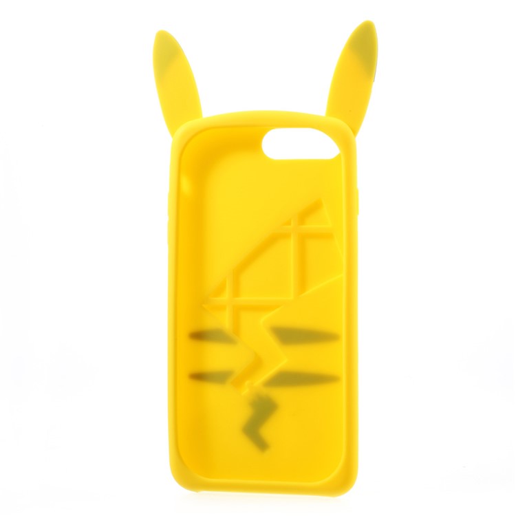 For iPhone 7 Plus 3D Pokemon Go Pikachu Soft Silicone Case-8