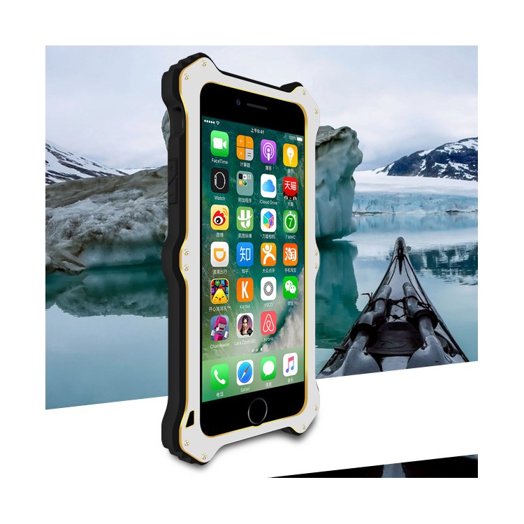 

LOVE MEI MK2 Shock-proof Aluminum Silicone Combo Case for iPhone 8 Plus / 7 Plus 5.5 inch - Silver