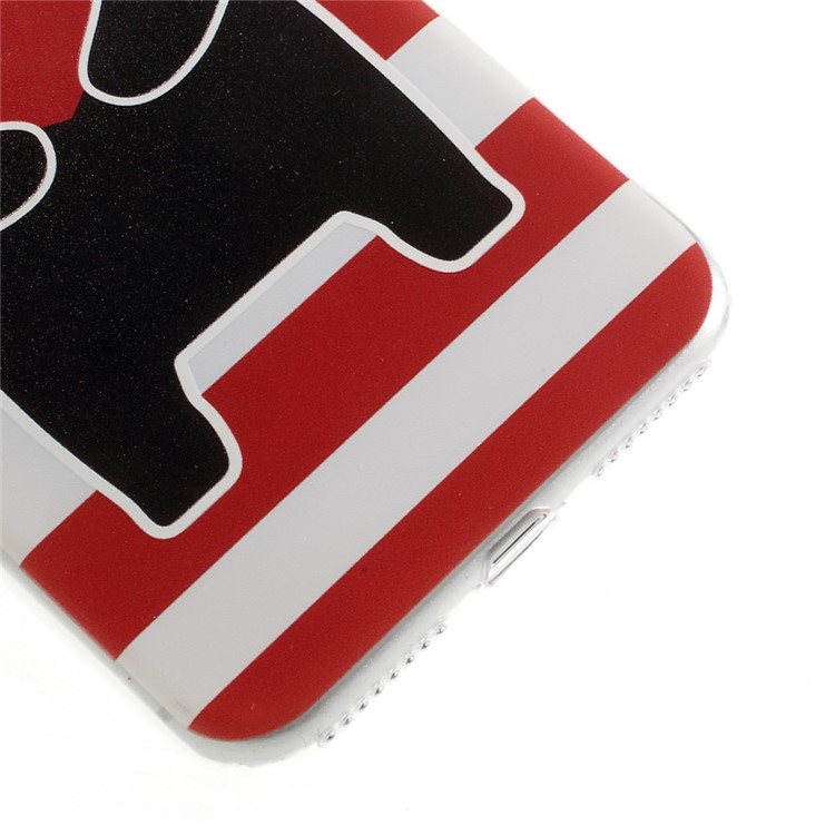 MEKICULTURE Kumamon Bear TPU Soft Case for iPhone 7 Plus 5.5 - White / Red-5