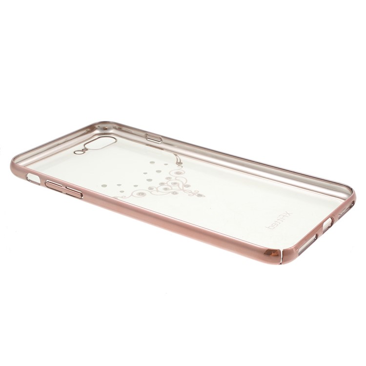 X-FITTED Pendant Rhinestone Hard Case for iPhone 7 Plus - Rose Gold-3