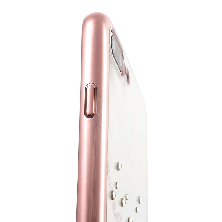 X-FITTED Pendant Rhinestone Hard Case for iPhone 7 Plus - Rose Gold-5
