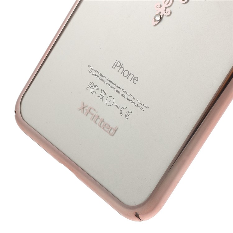 X-FITTED Pendant Rhinestone Hard Case for iPhone 7 Plus - Rose Gold-6