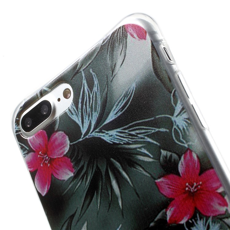 Drop Protection Patterned TPU Case for iPhone 7 Plus - Fresh Flowers-6