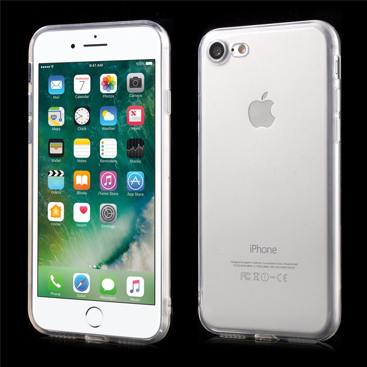 

Прозрачный Мягкий Глянцевый Чехол Для Телефона С ТПУ Для Iphone 8/7 - Прозрачный