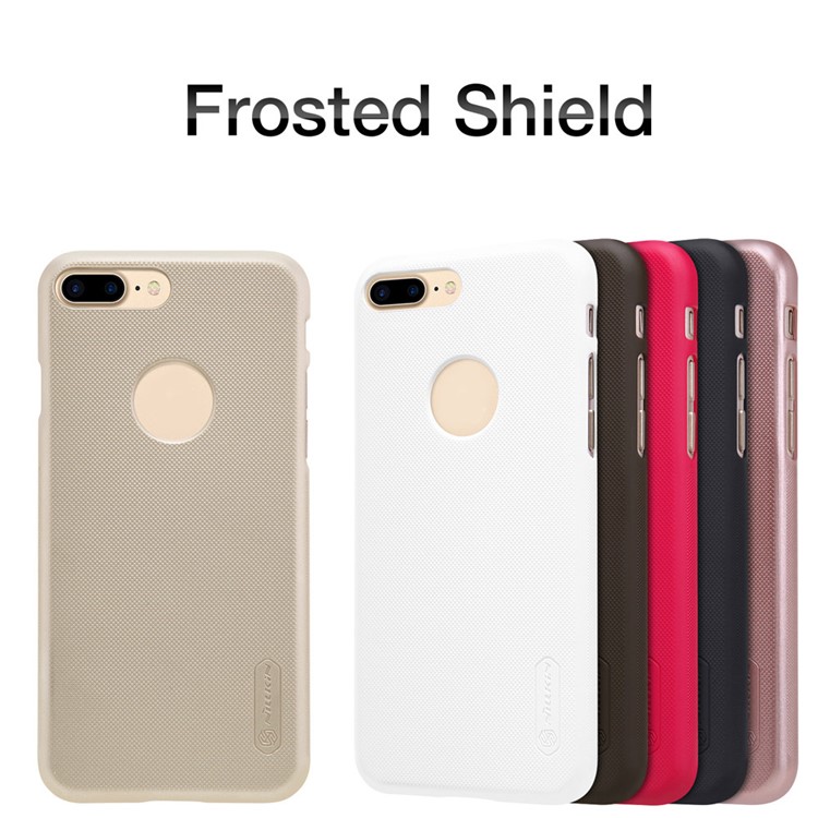 NILLKIN Fosco Escudo PC Hard Case Para Iphone 8 Plus / 7 Mais 5,5 Polegadas - Preto-7