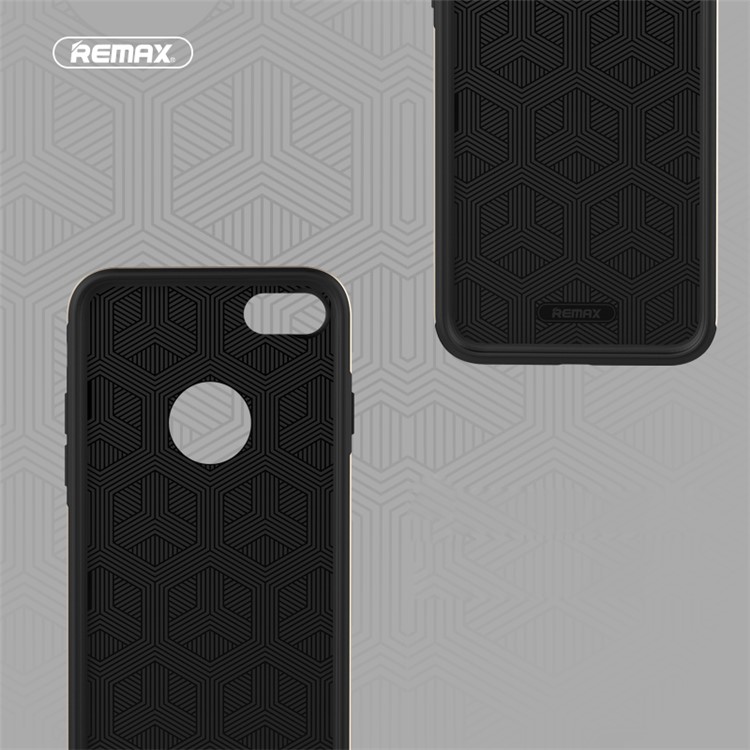 REMAX Hybrid PC + TPU Shield Phone Case for iPhone 7 - Silver-1