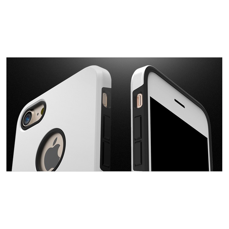 REMAX Hybrid PC + TPU Shield Phone Case for iPhone 7 - Silver-1