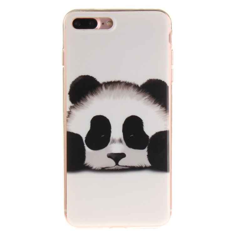 TPU IMD Patterned Gel Skin Cover for iPhone 7 Plus 5.5 inch - Panda-1