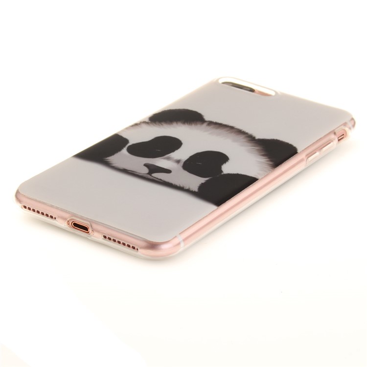 TPU IMD Patterned Gel Skin Cover for iPhone 7 Plus 5.5 inch - Panda-1