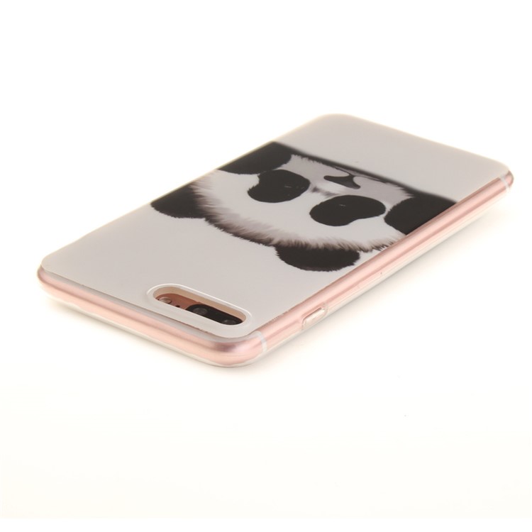 TPU IMD Patterned Gel Skin Cover for iPhone 7 Plus 5.5 inch - Panda-1