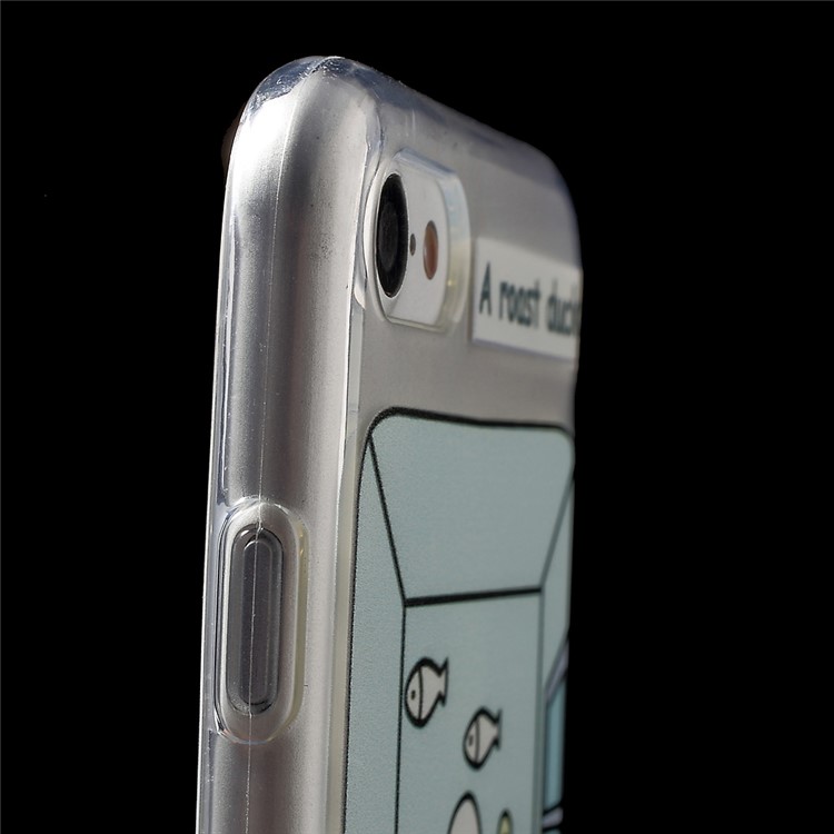 Lovely Cartoon Pattern TPU Case for iPhone 7 4.7 - A Roast Duck-7
