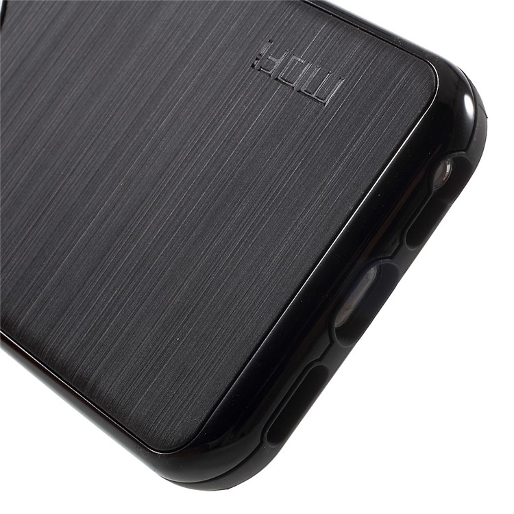 MOFI Detachable PC Frame + Brushed TPU Hybrid Case for iPhone SE/5s/5 - Black-5