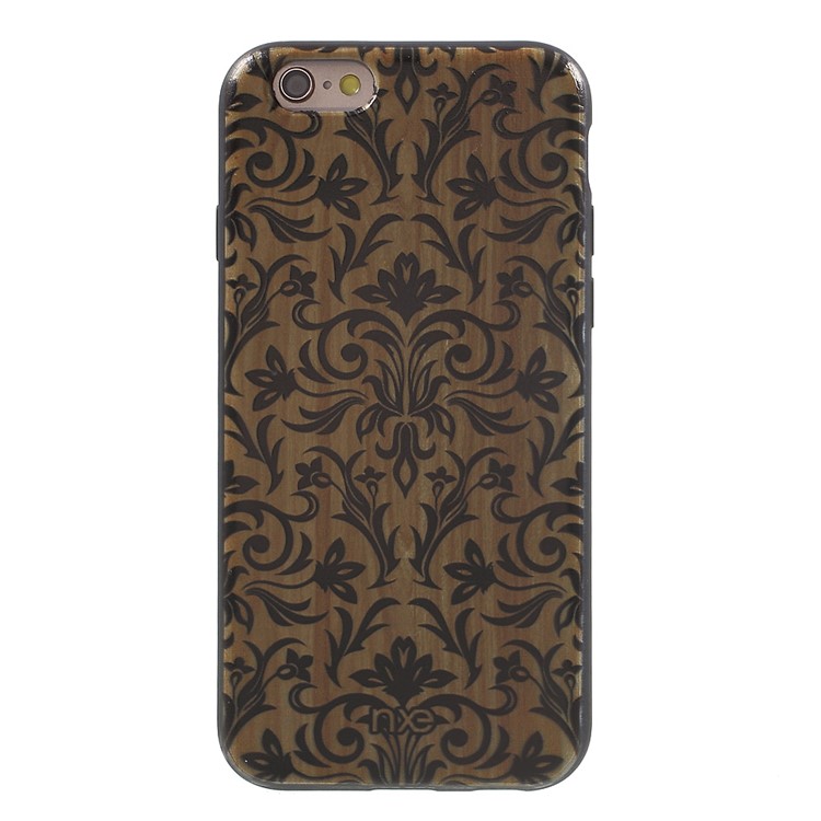 XINCUCO Unique Series for iPhone 6s Plus/ 6 Plus Creative Embossment Hard PC Back Case - Damask Flowers-1