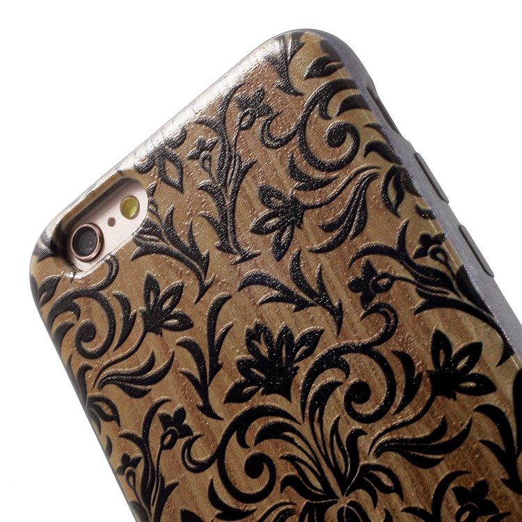 XINCUCO Unique Series for iPhone 6s Plus/ 6 Plus Creative Embossment Hard PC Back Case - Damask Flowers-6