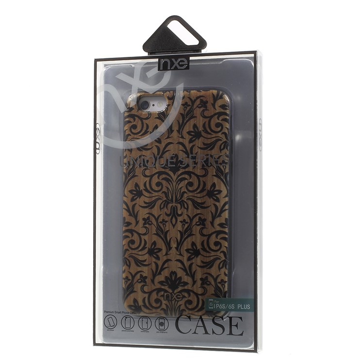 XINCUCO Unique Series for iPhone 6s Plus/ 6 Plus Creative Embossment Hard PC Back Case - Damask Flowers-8