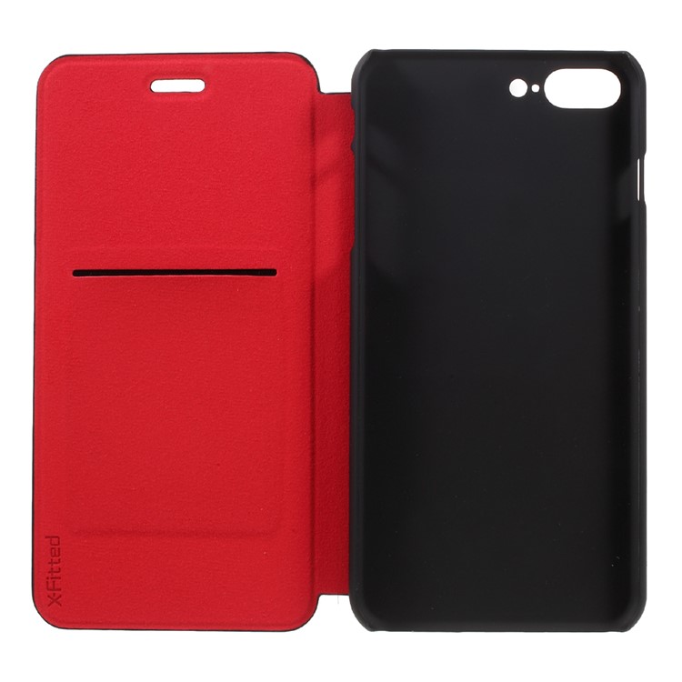 X-FITTED for iPhone 7 Plus Business Style Leather Card Holder Stand Cover-10