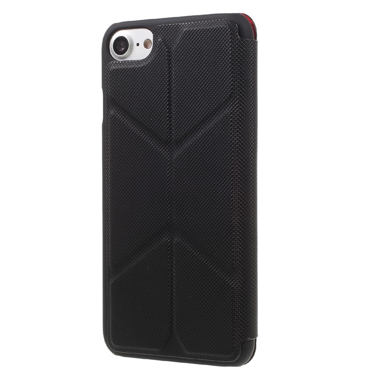 X-FITTED Contrast Color Leather Stand Case for iPhone 7 with Card Slot-2