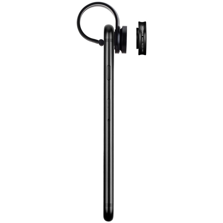 MOMAX X-Lens Case 2 in 1 Clip-on 120° Wide Angle + 15X Macro Lens Set for iPhone 8 / 7 - Black-11