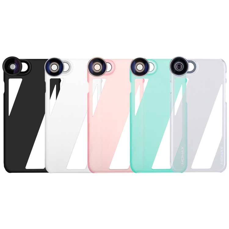 MOMAX X-Lens Case 2 in 1 Clip-on 120° Wide Angle + 15X Macro Lens Set for iPhone 8 / 7 - Black-12