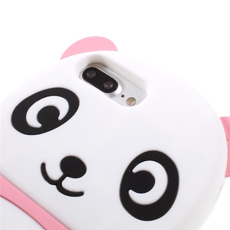 3D Cute Cartoon Silicone Protective Case for iPhone 7 Plus 5.5 inch - Panda-4