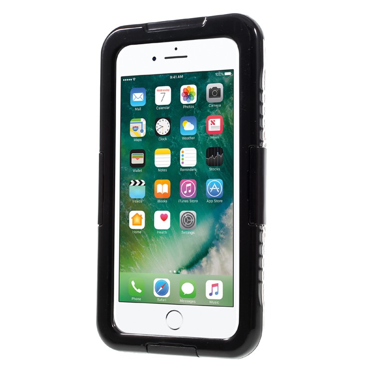 For iPhone 7 Plus / 6s Plus / 6 Plus IP68 Underwater Waterproof Case Dirt/Dust/Snow Proof Cover - Black-2
