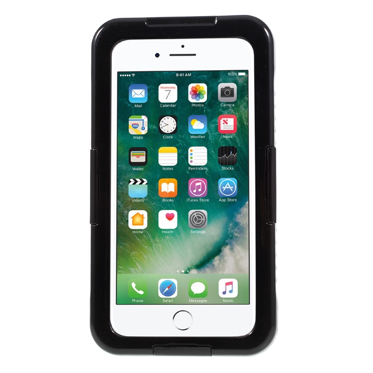 For iPhone 7 Plus / 6s Plus / 6 Plus IP68 Underwater Waterproof Case Dirt/Dust/Snow Proof Cover - Black-4
