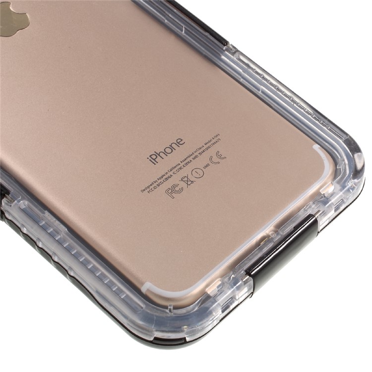 For iPhone 7 Plus / 6s Plus / 6 Plus IP68 Underwater Waterproof Case Dirt/Dust/Snow Proof Cover - Black-9