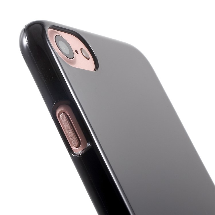 100Pcs/Lot Glossy PC Hard Mobile Phone Case for Apple iPhone 7 4.7 inch (2016) - Black-6