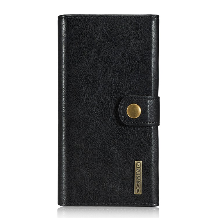 Dg. Ming Split Leather Multiple Slots Wallet + Abnehmbare PC-Hülle Für IPhone 7 Plus - Schwarz