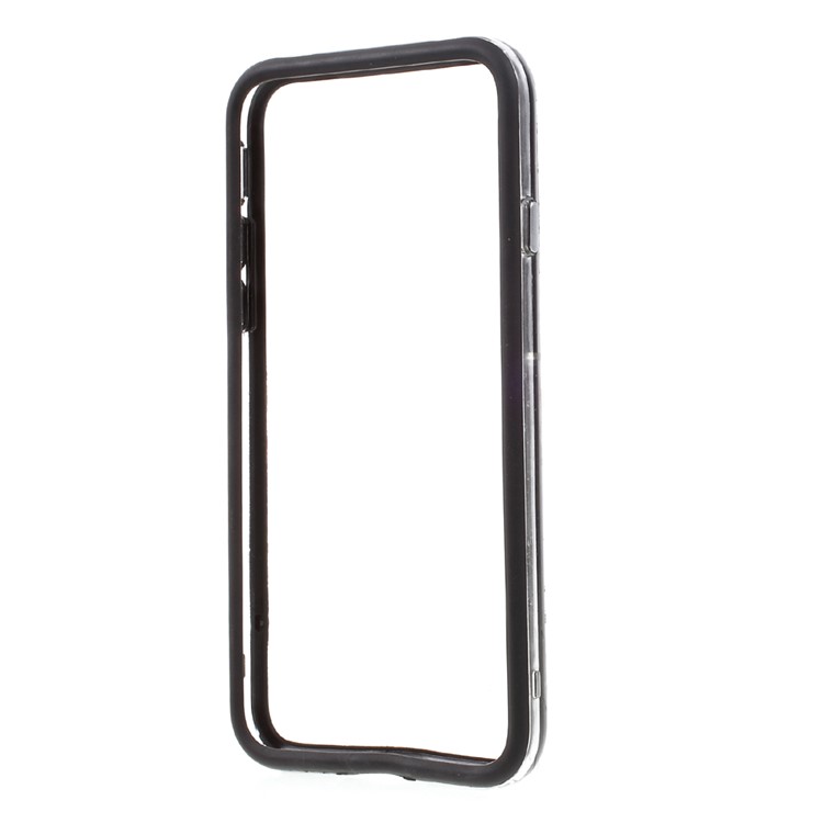 Transparent PC + TPU Bumper Case for iPhone 7 4.7 - Black-6