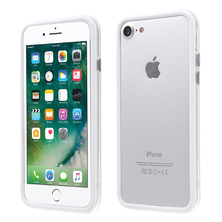 

Прозрачная Крышка Бампера PC + TPU Для Iphone 7 / 8,47 - Белый