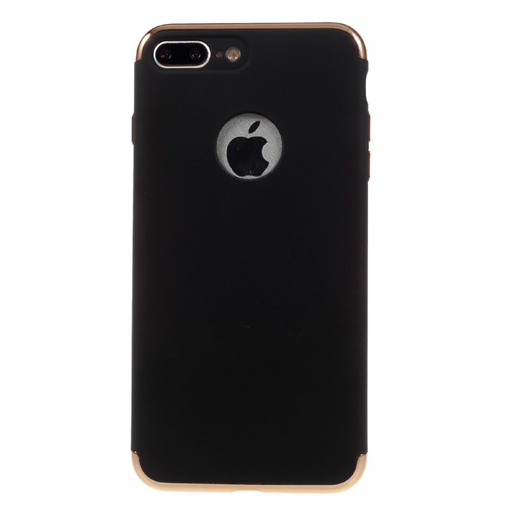 JOYROOM Rubberized Plating Hard Cover for iPhone 7 Plus - Black-2
