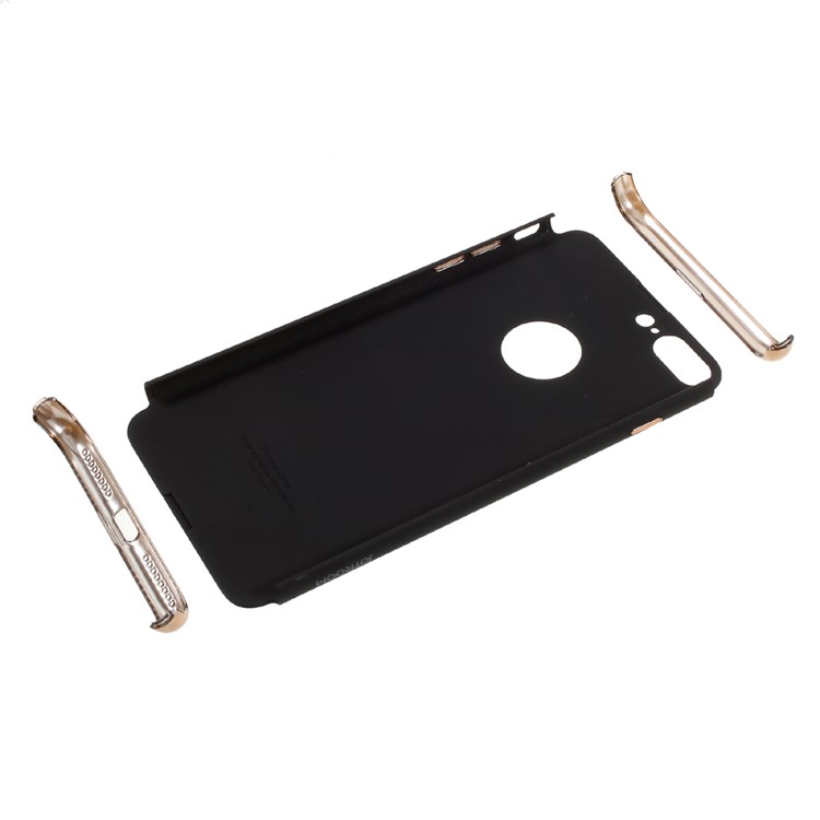 JOYROOM Rubberized Plating Hard Cover for iPhone 7 Plus - Black-6