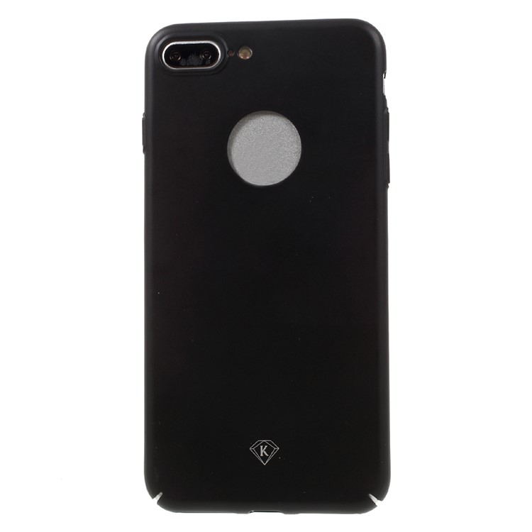 KINGXBAR 0.6mm Smooth Plastic Case for iPhone 7 Plus - Black-2