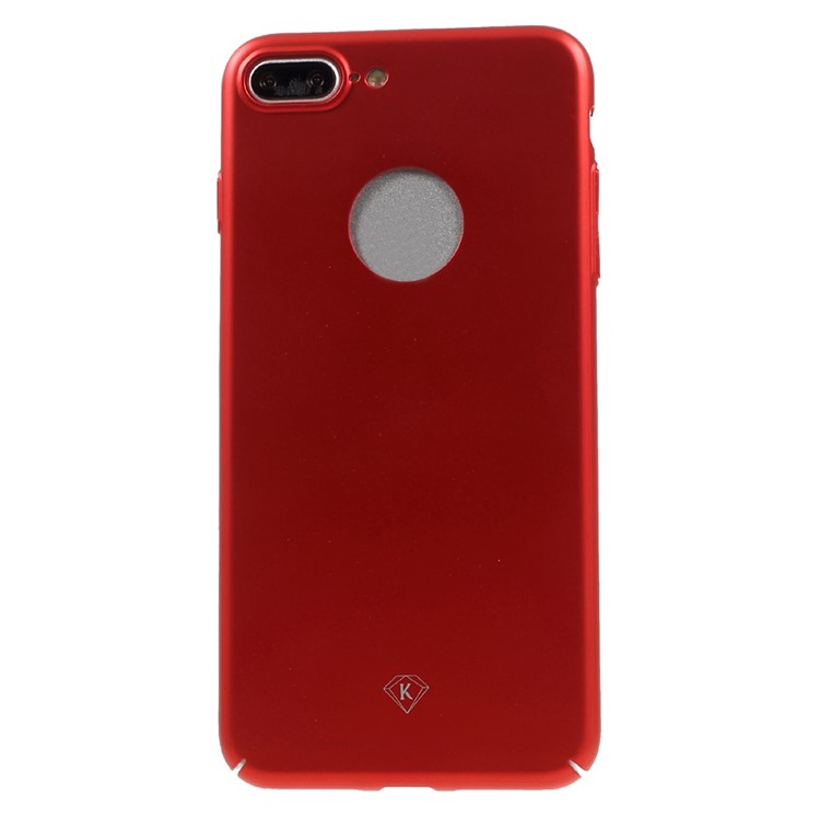 KINGXBAR 0.6mm Shell de plástico suave para el iPhone 8 Plus / 7 Plus - rojo-2