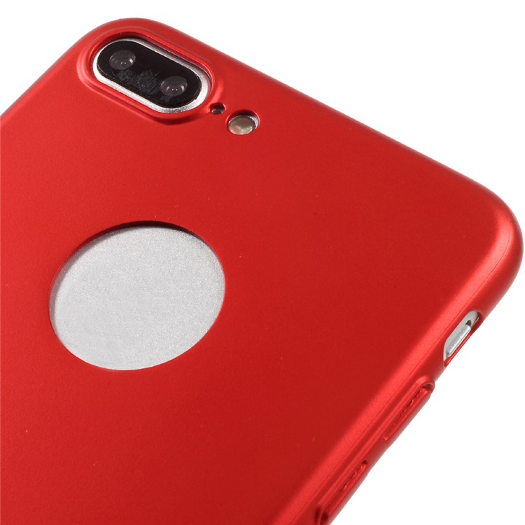 KINGXBAR 0.6mm Shell de plástico suave para el iPhone 8 Plus / 7 Plus - rojo-3