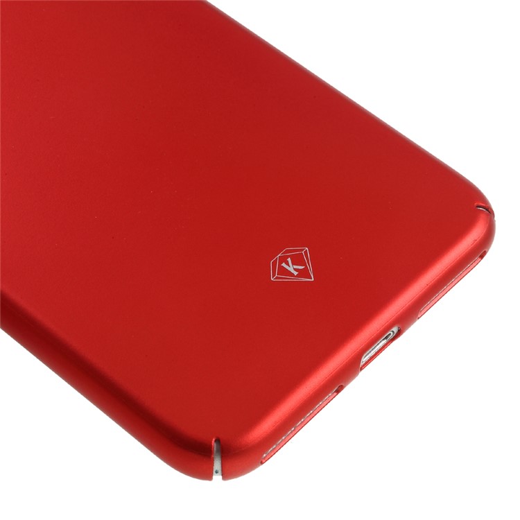 KINGXBAR 0.6mm Shell de plástico suave para el iPhone 8 Plus / 7 Plus - rojo-4
