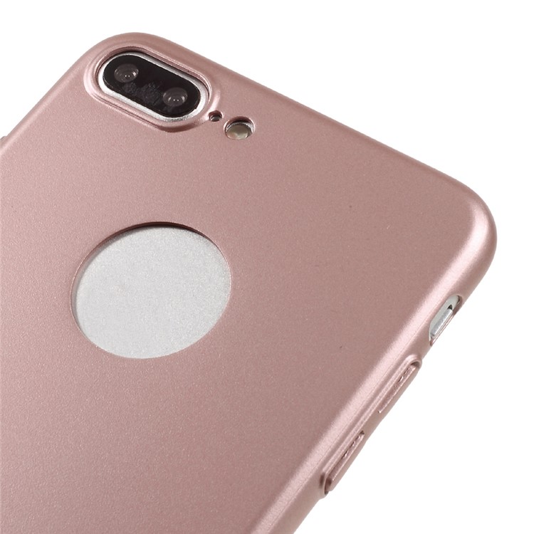 KINGXBAR 0.6mm Smooth Hard Case for iPhone 8 Plus / 7 Plus - Rose Gold-3