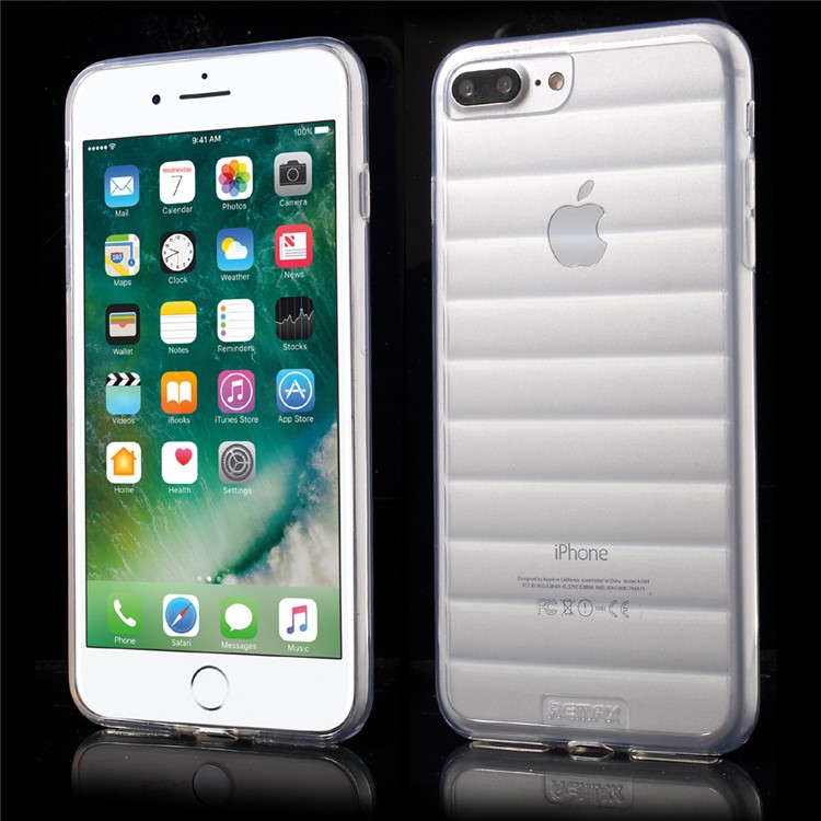 REMAX Wavy Clear TPU Gel Case for iPhone 7 Plus - Transparent-1