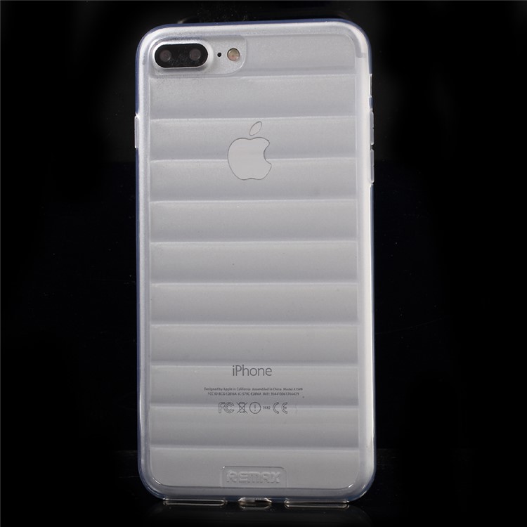 REMAX Wavy Clear TPU Gel Case for iPhone 7 Plus - Transparent-2