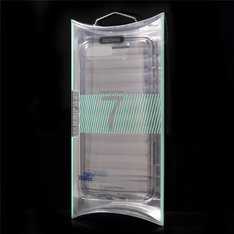 REMAX Wavy Clear TPU Gel Case for iPhone 7 Plus - Transparent-6