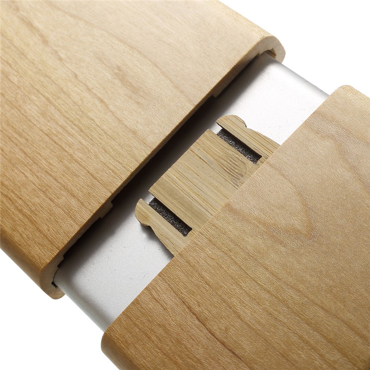 Detachable Natural Wood Hard Case for iPhone 7 - Beige-8