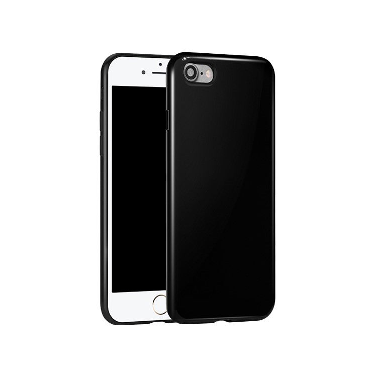HOCO Light Series Dream Color Rubberized TPU Cover for iPhone 7 4.7 inch - Black-1