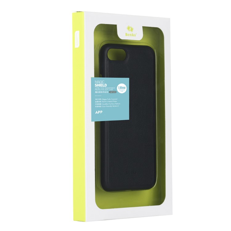 BENKS Magnetic Leather Coated PP Case for iPhone 7 - Black-5