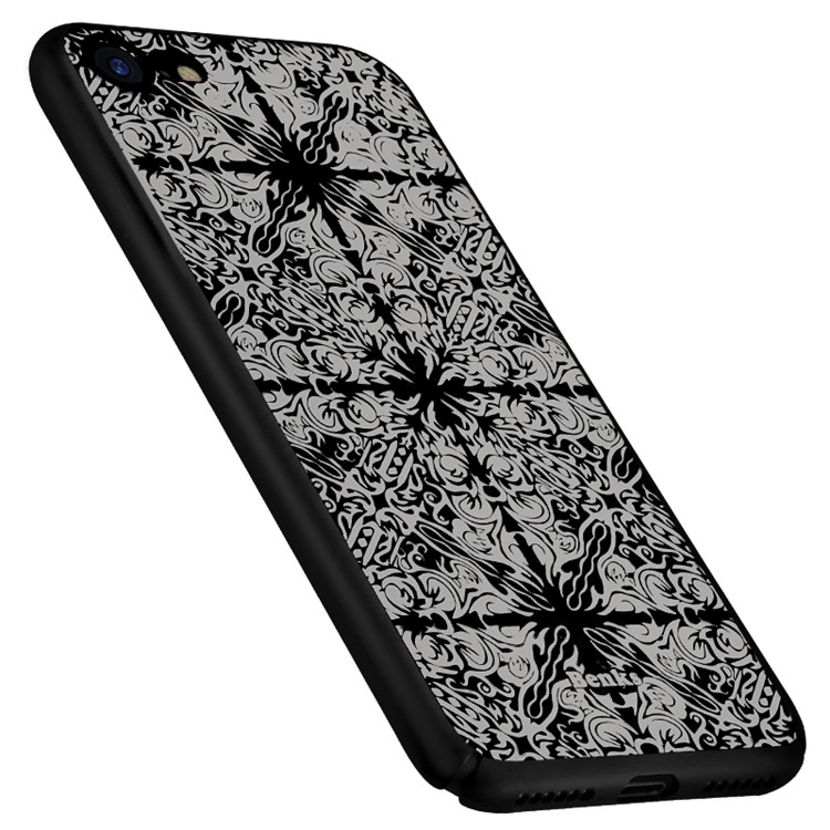 BENKS Magic Chocolate Totem Laser Engraving Hard Plastic Case for iPhone 7 - Black-1