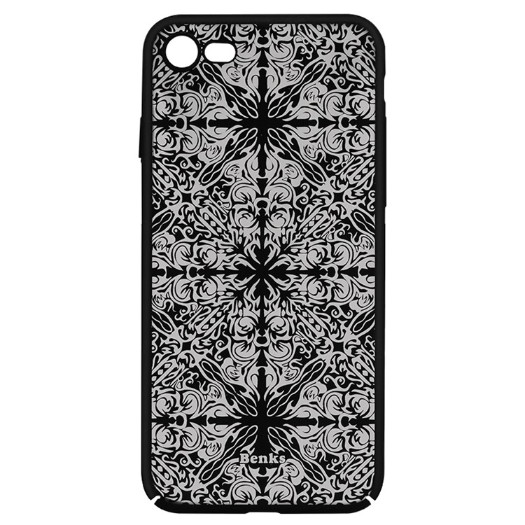 BENKS Magic Chocolate Totem Laser Engraving Hard Plastic Case for iPhone 7 - Black-2