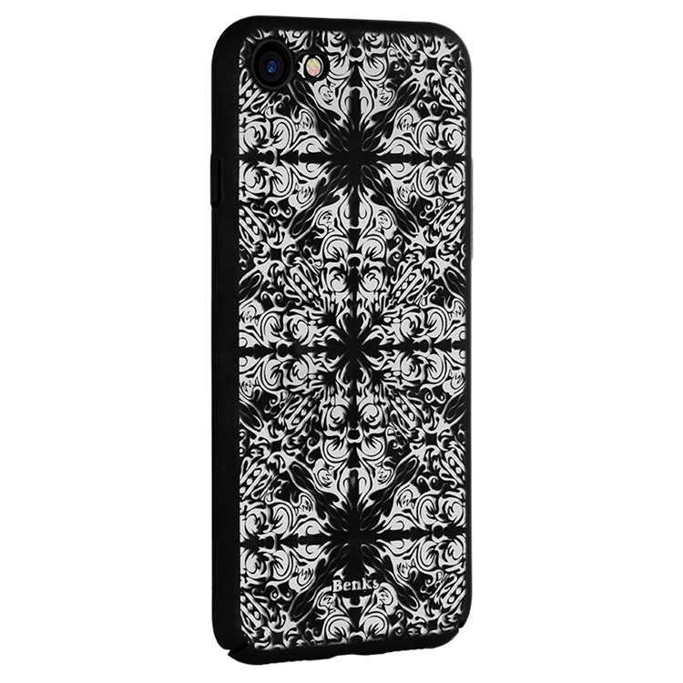 BENKS Magic Chocolate Totem Laser Engraving Hard Plastic Case for iPhone 7 - Black-4