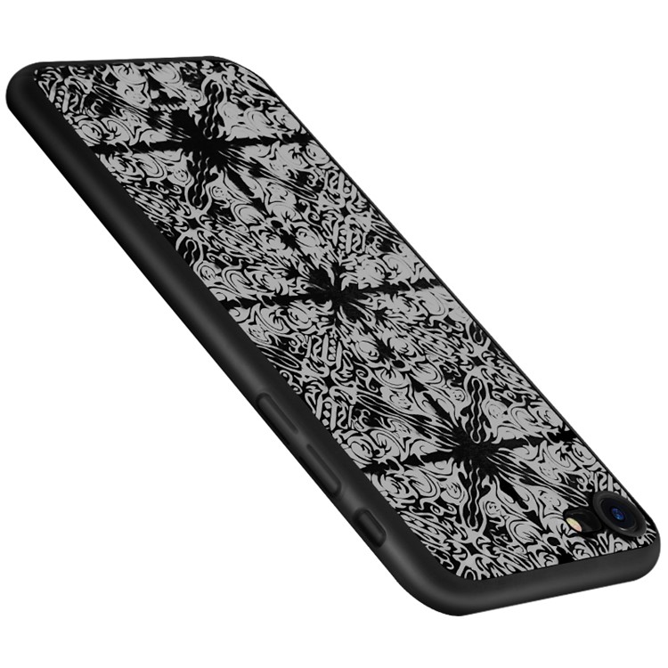 BENKS Magic Chocolate Totem Laser Engraving Hard Plastic Case for iPhone 7 - Black-5