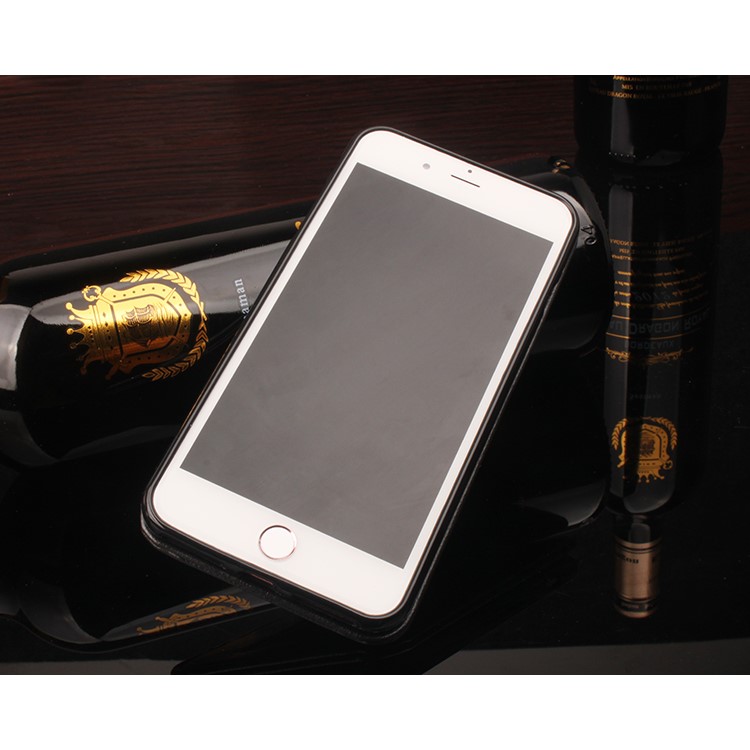 Detachable 2-in-1 Multi Card Slots Wallet Phone Case for iPhone 6s / 6 - Black-6