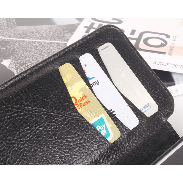 For iPhone 6s Plus / 6 Plus Multi-functional Detachable 2-in-1 Wallet Case + Leather Coated TPU Back Case - Black-11